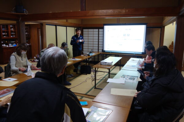 震災復興対策室からの説明＠天日陰比咩神社